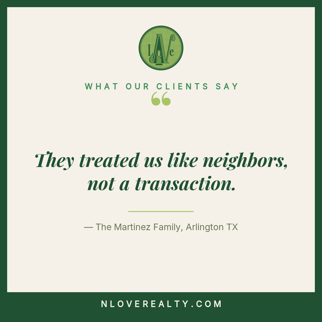N Love Realty quote graphic