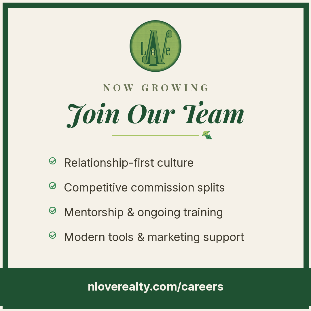 N Love Realty recruiting graphic